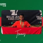 تألق لاعب النادي كريم معتز مبروك بالبطولة الدولية للتنس