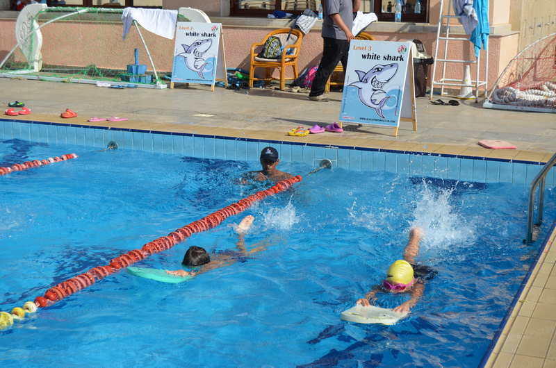 مدرسة السباحة يوليو 2014